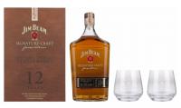 Jim Beam Signature Craft 12y Limited Ed.+ 2 Verre 70cl Vol 43%